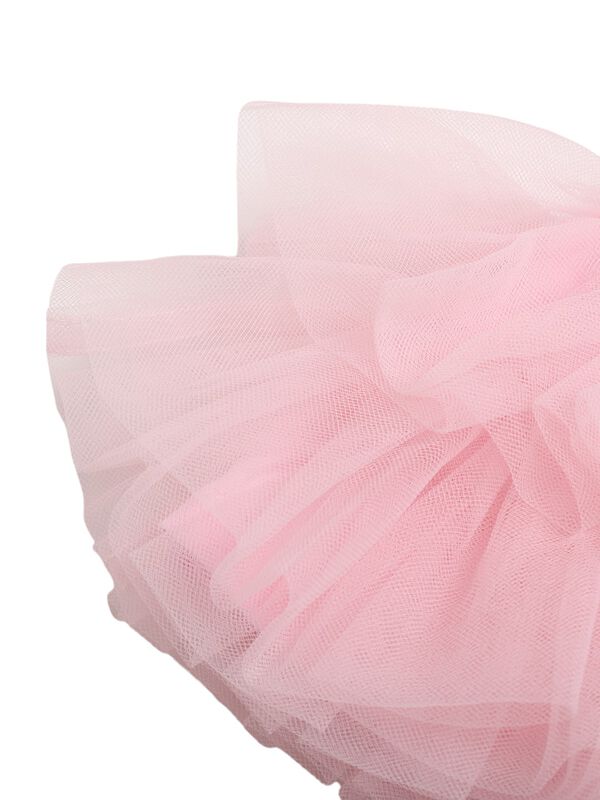 Girls Light Pink Knitted Skirt image number 3